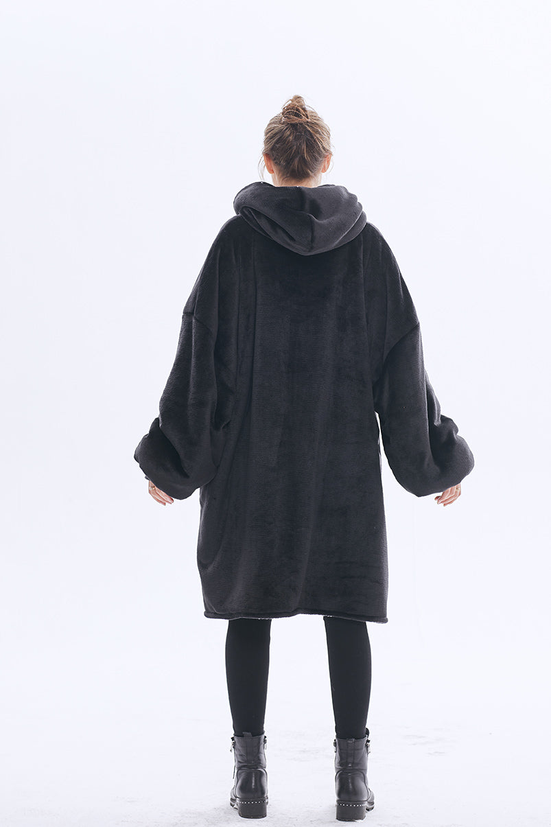 Original Hoodie blanket black