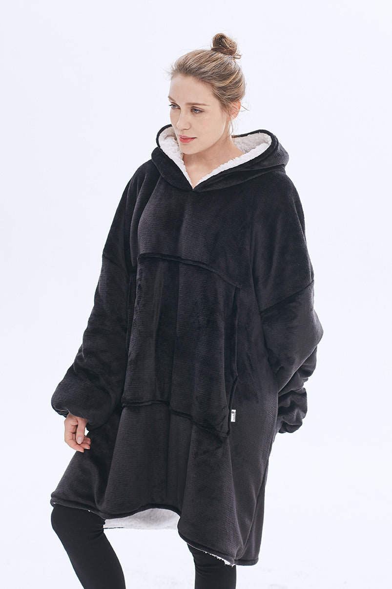 Original Hoodie blanket black