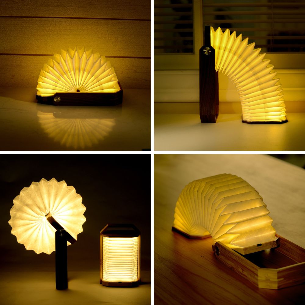 Lantaarn lamp bamboe licht hout