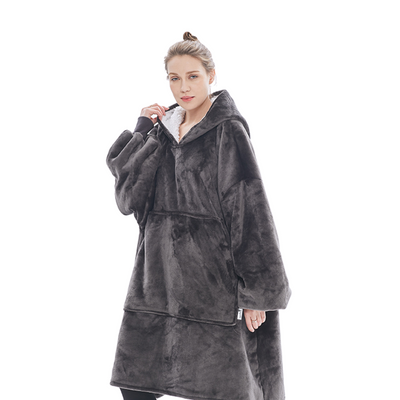 Original Hoodie blanket dark grey