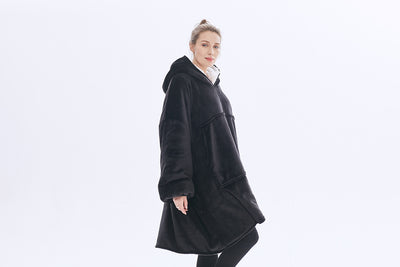 Original Hoodie blanket black