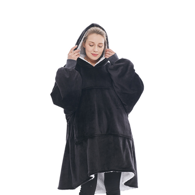 Original Hoodie blanket black