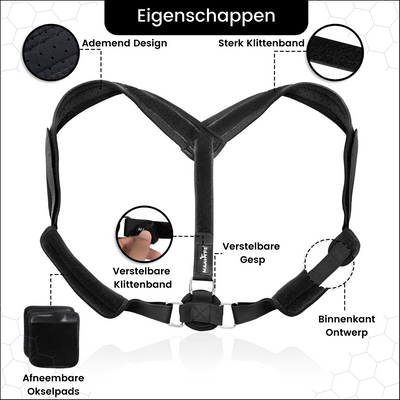 Back brace SLIM - Posture Corrector - Women and Men