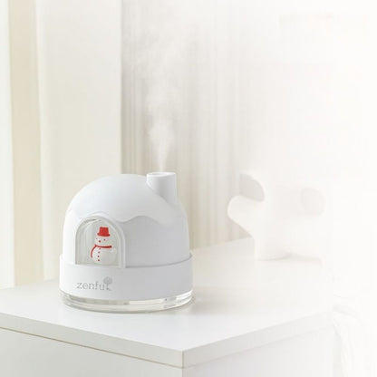 Sneeuwpop Draadloos Luchtbevochtiger met Sneeuwpop Wit