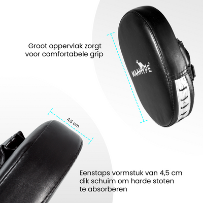 Boxing pads - Black - 2x