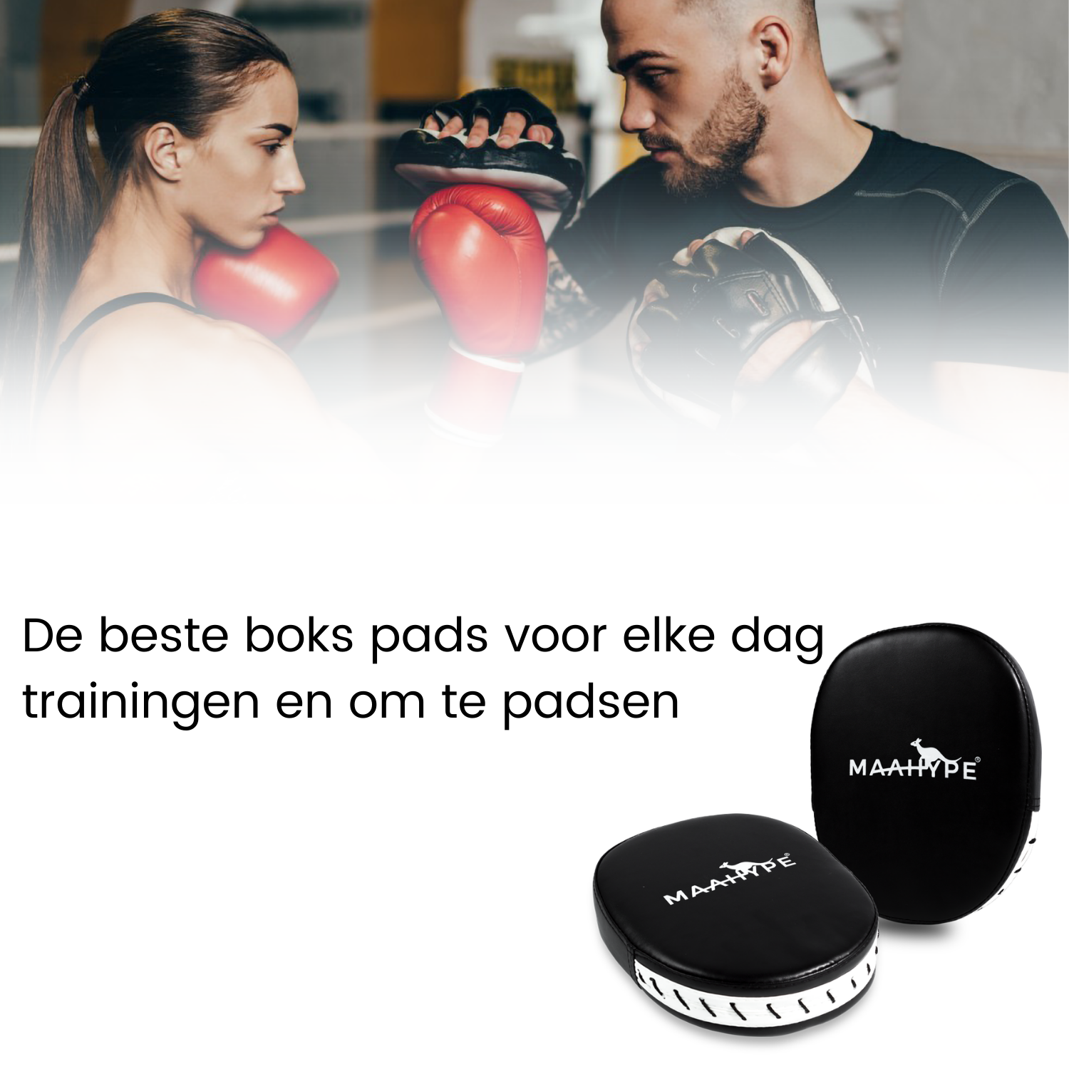 Boxing pads - Black - 2x