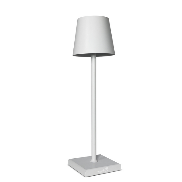 Tafellamp draadloos LED - Binnen/buiten - Oplaadbaar en Dimbaar - 38cm - weiß