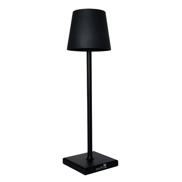 Tafellamp draadloos LED - Binnen/Buiten - Oplaadbaar en Dimbaar - 38cm - schwarz