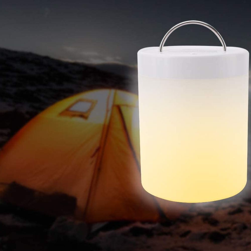 Touch lamp nachtkastje - RGB - Dimbaar & Draadloos - wit